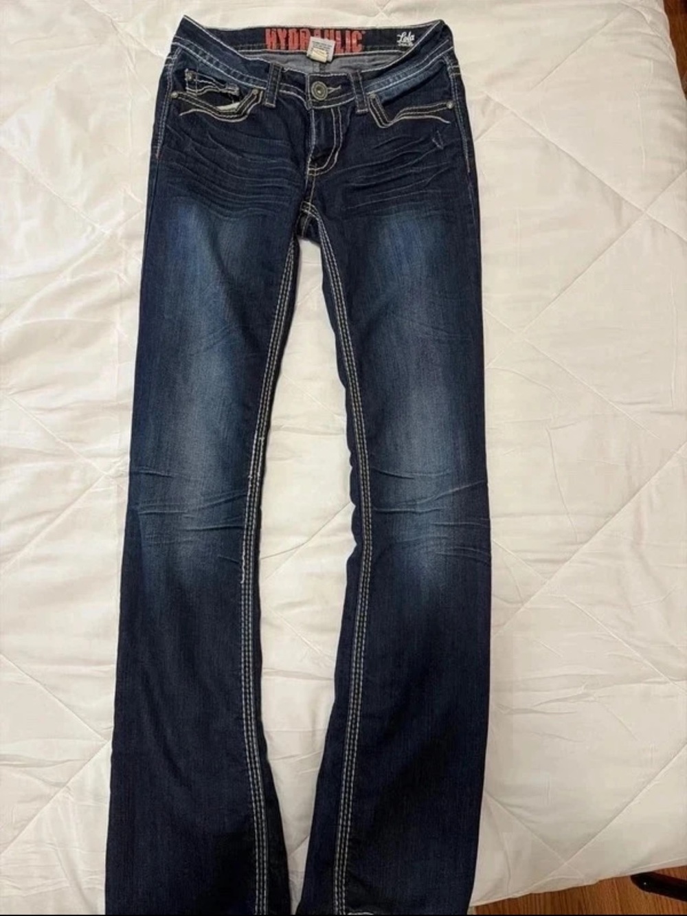 Low Rise Hydraulic Jeans